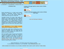Tablet Screenshot of nemanintl.com